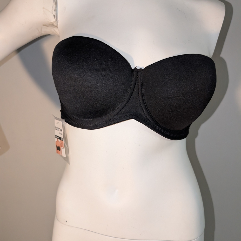 Strapless Black Bra